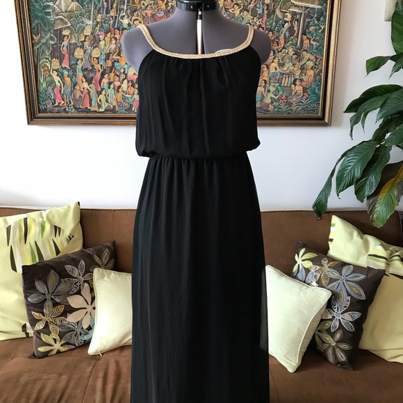 Dresses & Skirts - NWOT Greek Goddess Long Black Dress Maxi M